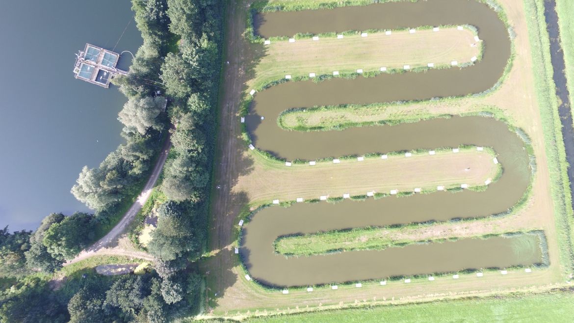 SnakeLake vanaf 120 meter hoogte