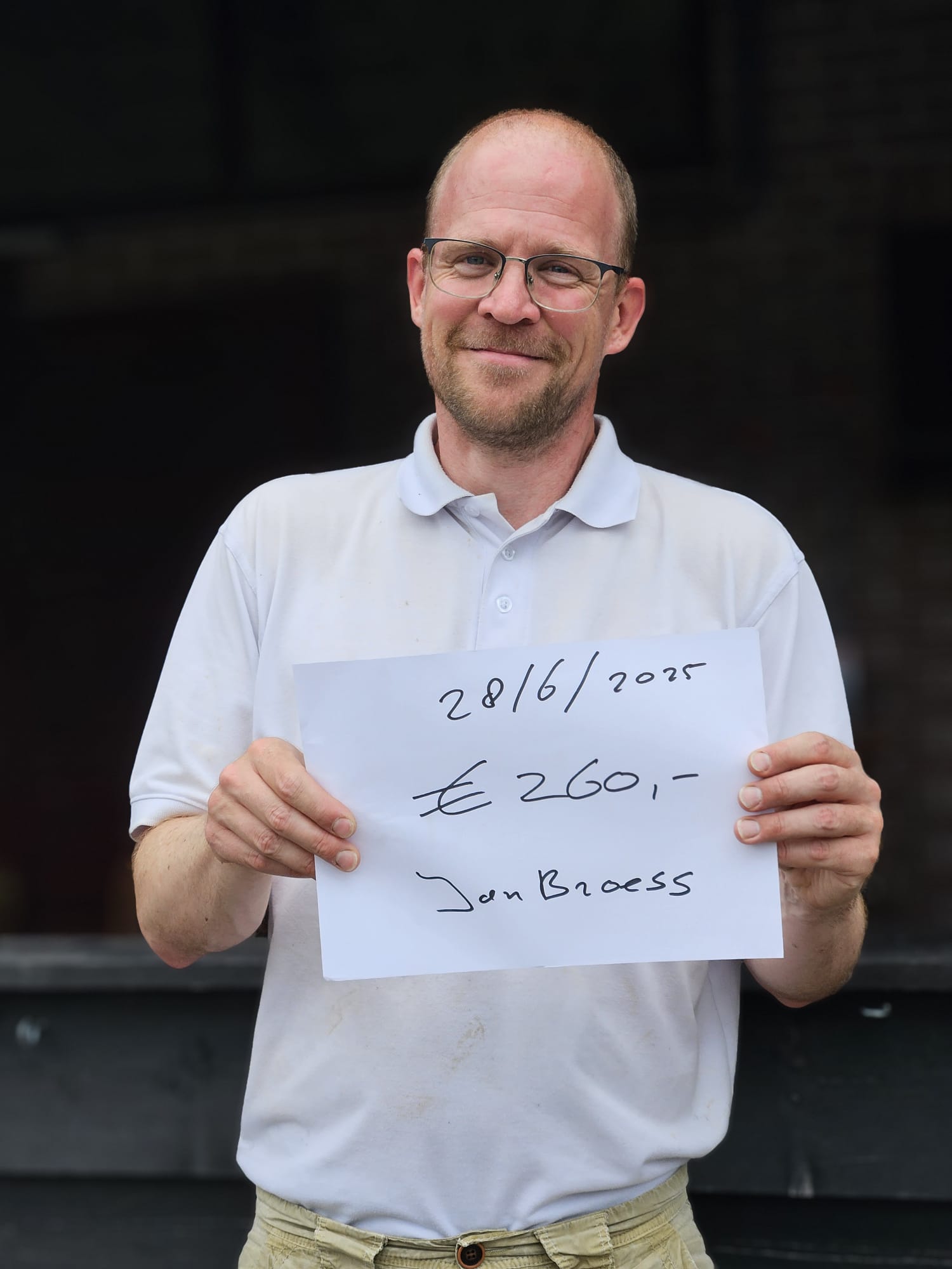 Jan Broess 250628 winnaar de Gouden Stek: Jan Broes Goud