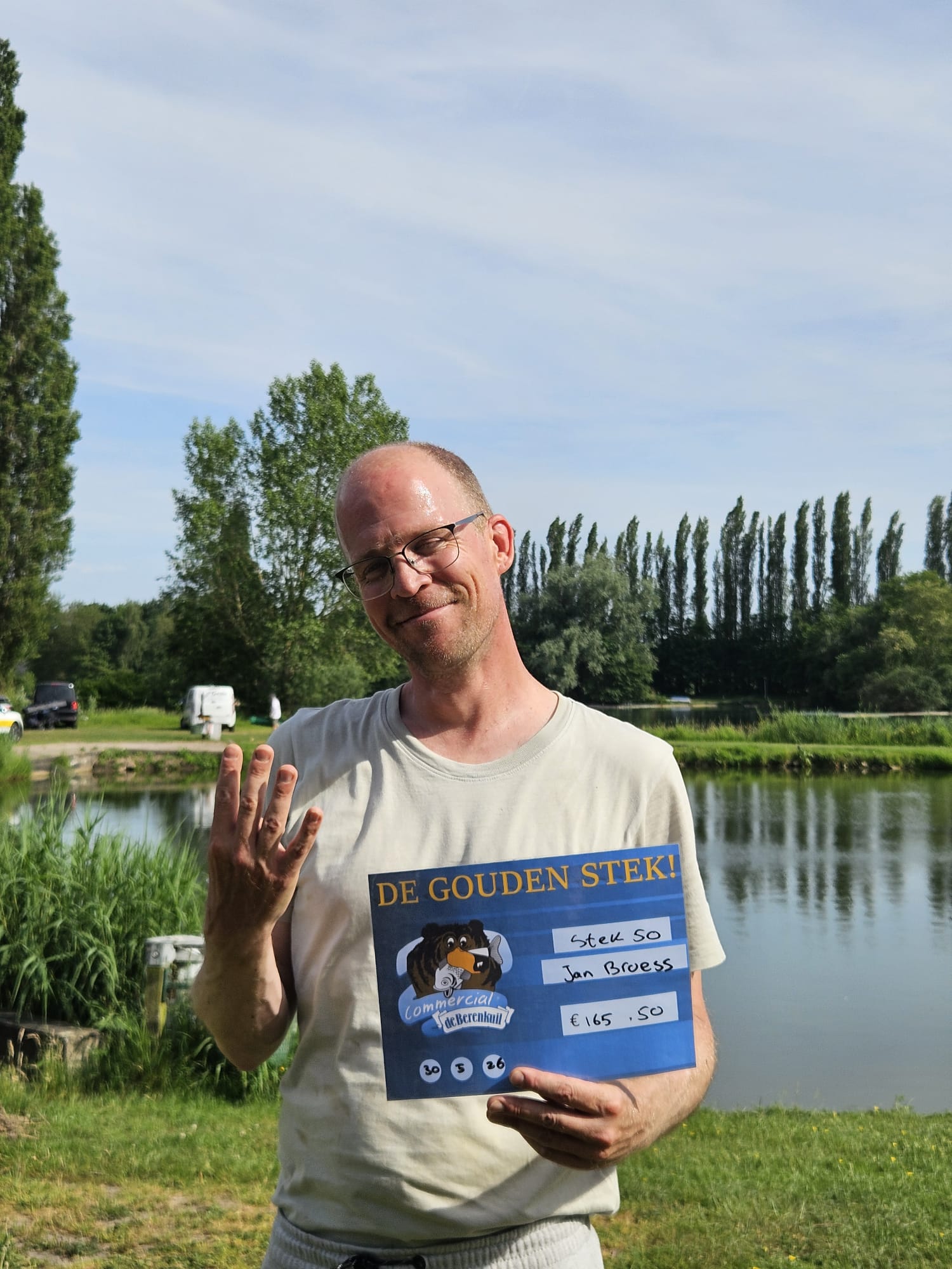 winnaar de Gouden Stek: Jan Broes Goud