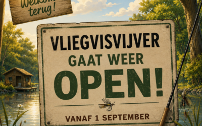 Vliegvisvijver weer open!!